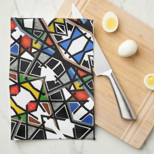 Geometric Abstract Art Blanket Kitchen Towel