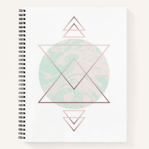 Geometric Abstract Art Design Notebook