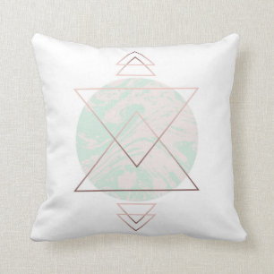 Geometric Abstract Art Design Throw Pillow