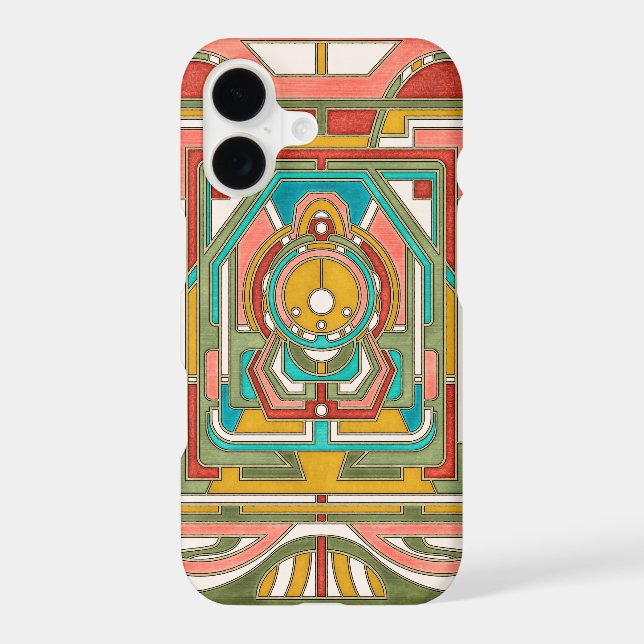 Geometric Abstract Art Nouveau / Art Deco (Verso)