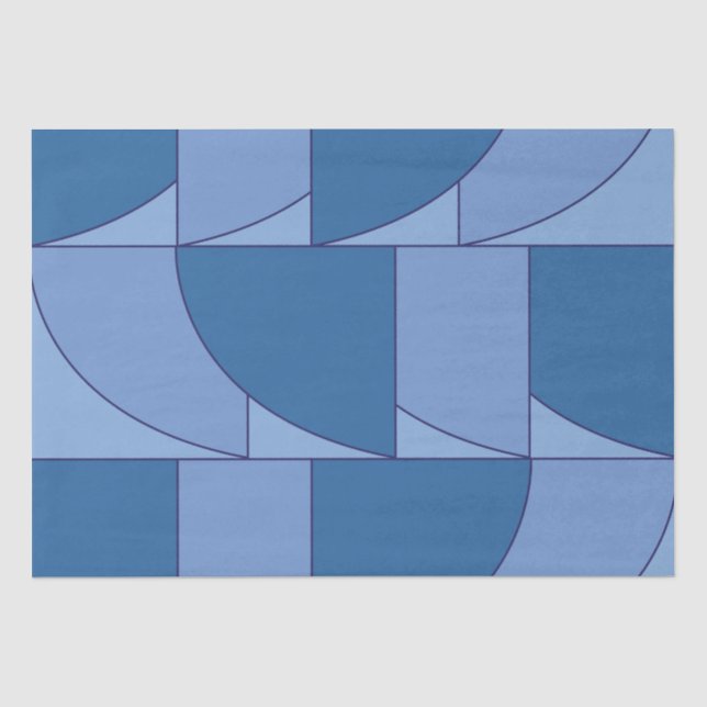 Geometric Abstract Art Tissue Paper (Front)