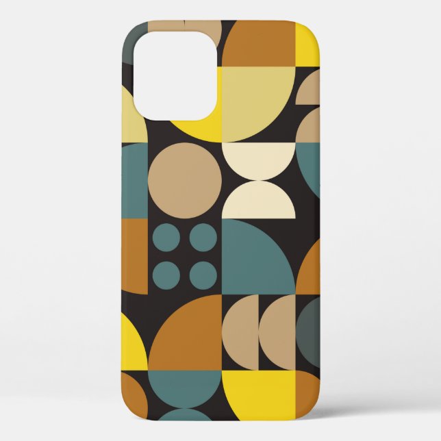 Geometric abstract artwork poster with colourful s Case-Mate iPhone case (Back)