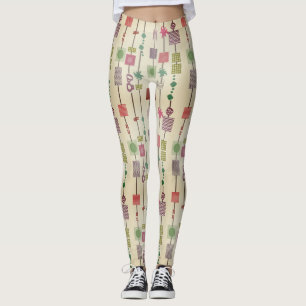 geometric abstract bauhaus leggings