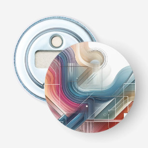 Geometric Abstract Bottle Opener