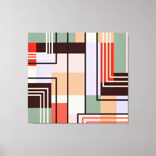 Geometric Abstract Canvas