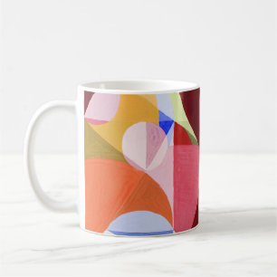 Geometric Abstract Color Blocks Painting Coffee Mug