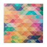 Geometric Abstract Colorful Rainbow Pastel Cute Tile<br><div class="desc">Geometric Abstract Colorful Rainbow Pastel Cute</div>