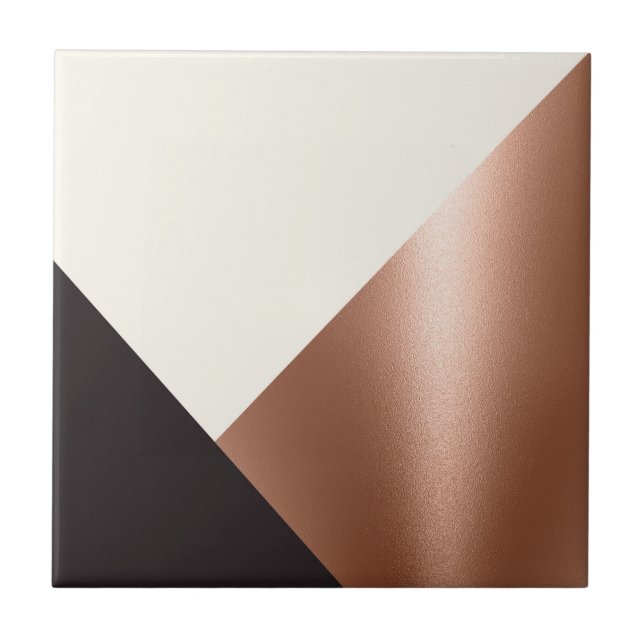 Geometric Abstract Colour Block Tile (Front)