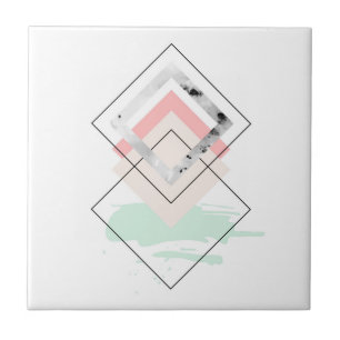 Geometric Abstract Design Tile