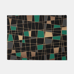 Geometric, abstract doormat