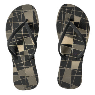 Geometric, abstract flip flops