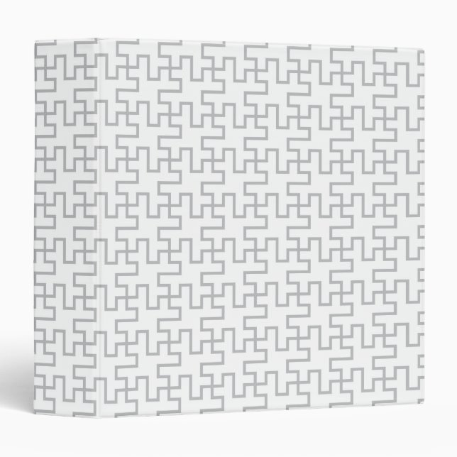 Geometric Abstract Floor Design Binder (Front/Spine)