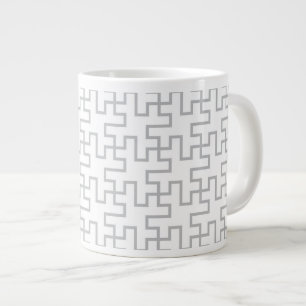 Geometric Abstract Floor Design Large Coffee Mug