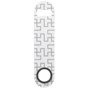 Geometric Abstract Floor Design Speed Bottle Opener