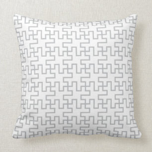 Geometric Abstract Floor Design Throw Pillow