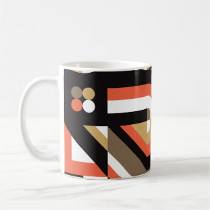 Geometric Abstract: Futuristic Artwork Design. Coffee Mug