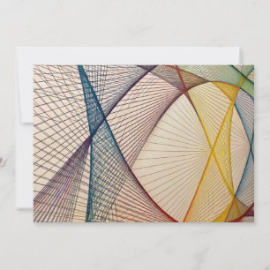Geometric Abstract Invitation Card