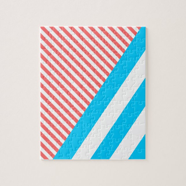 geometric, abstract jigsaw puzzle (Vertical)