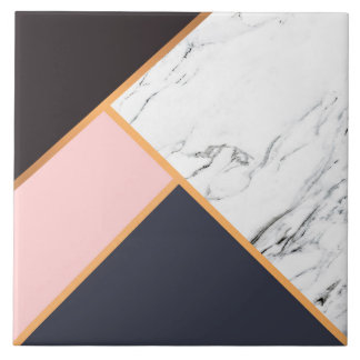 Geometric Abstract Mosaic Tile