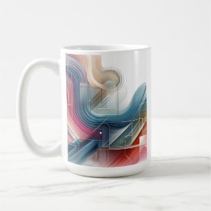 Geometric Abstract Mug – Gradient Design