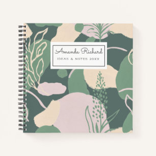 Geometric abstract Pastel Notebook