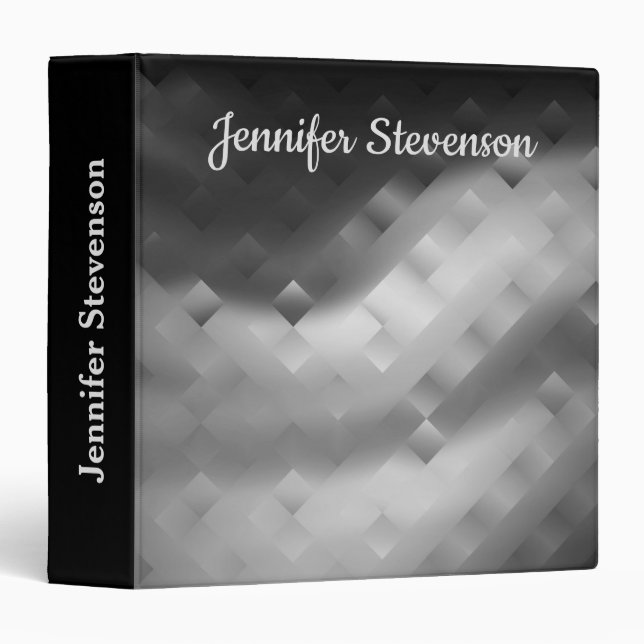 Geometric , abstract , pattern  binder (Front/Spine)