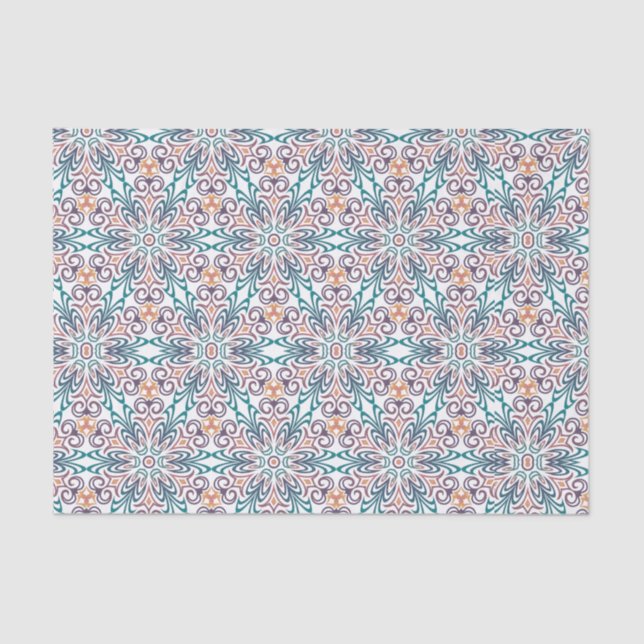 Geometric Abstract Pattern Decoupage Tissue Paper (Front)