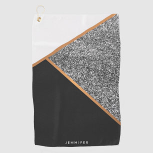 Geometric Abstract Pattern Golf Towel