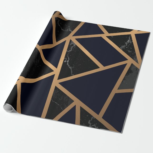 Geometric Abstract Pattern Wrapping Paper (Unrolled)