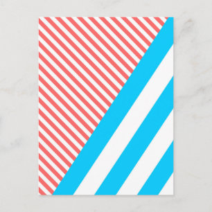 geometric, abstract postcard