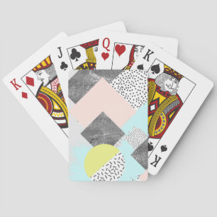Geometric Abstract Scandi Design Playing Cards