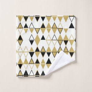 Geometric abstract seamless pattern of coloured sh wash cloth
