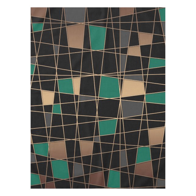 Geometric, abstract tablecloth (Front)