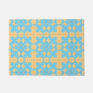 💙 Geometric Abstract Vibrant Home Style Entry ✨ Doormat