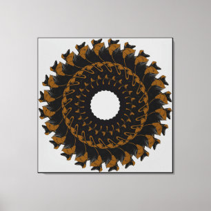 Geometric Abstraction Canvas Print