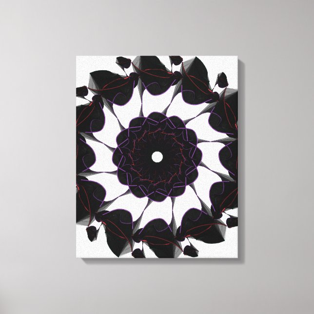 Geometric Abstraction Canvas Print (Front)