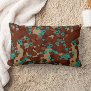 Geometric Abstraction Lumbar Pillow