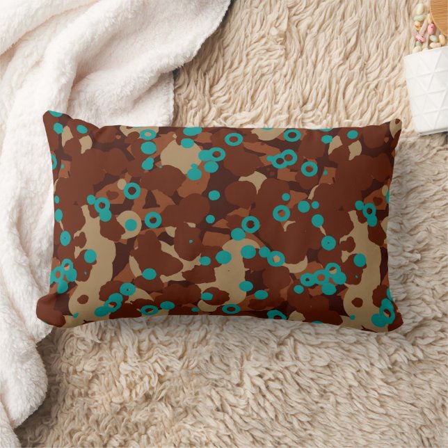 Geometric Abstraction Lumbar Pillow (Blanket)