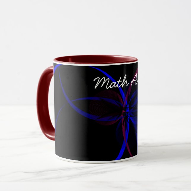 Geometric Abstraction Math Art Coffee Mug (Front Left)