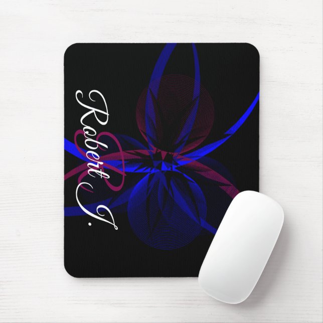 Geometric Abstraction Mouse Pad (With Mouse)