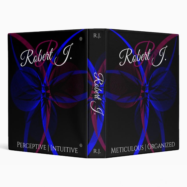 Geometric Abstraction Virtue Binder (Background)