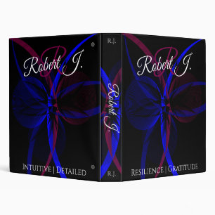 Geometric Abstraction Virtue Binder