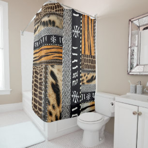 Geometric Animal Motif • Modern Tribal