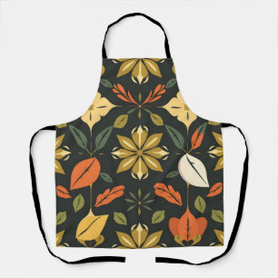 Geometric Apron - Bold Natural Elements Design