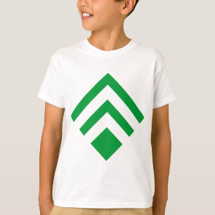 Geometric Arrow 02 - Grass Green T-Shirt