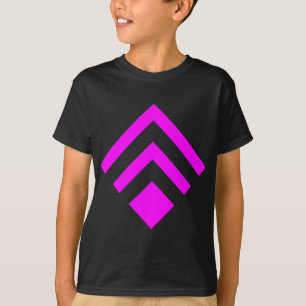 Geometric Arrow 02 - Magenta T-Shirt