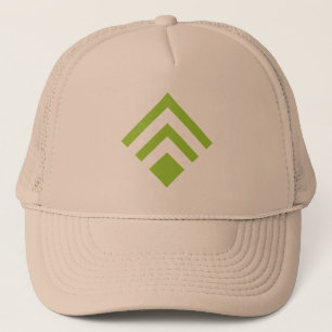 Geometric Arrow 02 - Martian Green Trucker Hat