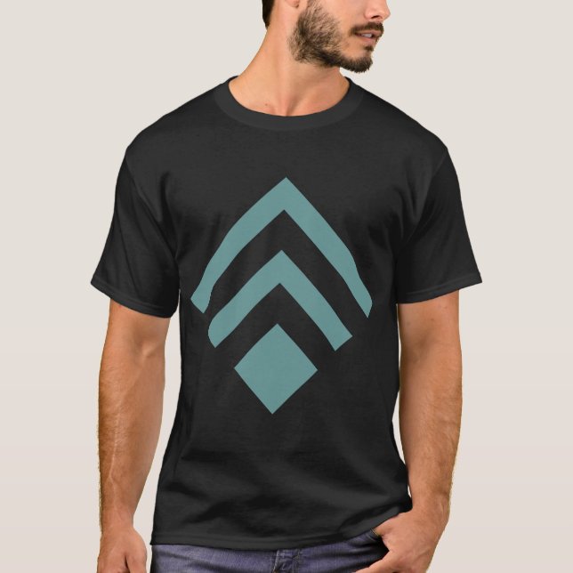 Geometric Arrow 02 - Ocean Green T-Shirt (Front)