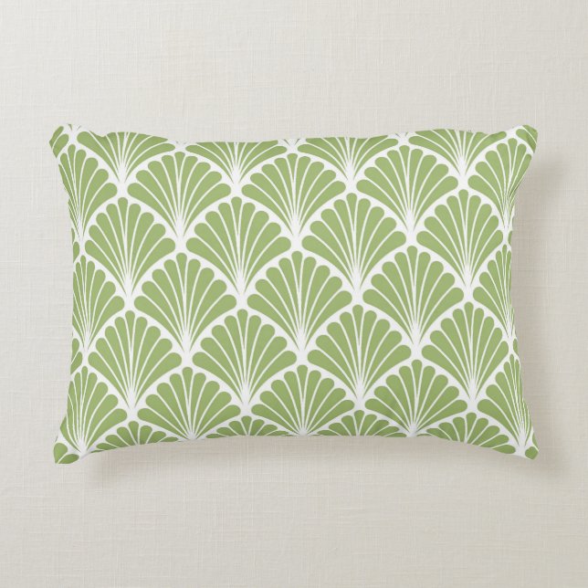 Geometric Art Deco, seamless pattern Accent Pillow (Front)