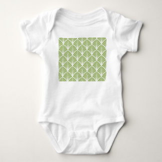 Geometric Art Deco, seamless pattern Baby Bodysuit